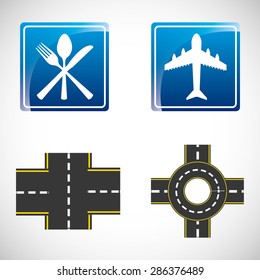 road signals design, vector illustration eps10 graphic 