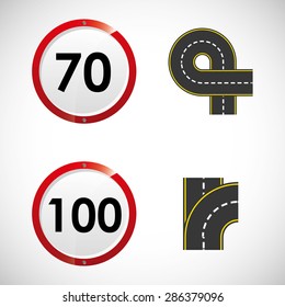 road signals design, vector illustration eps10 graphic 