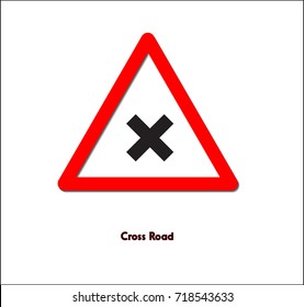 road sign,cross road