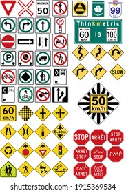 Road signs in Canada, Canadian road signs