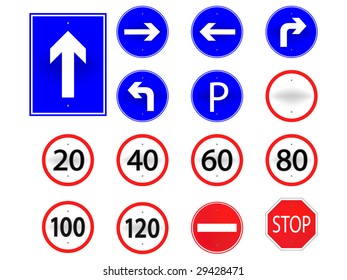 Road signs collection