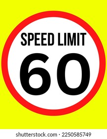 Road signs collection. Traffic control sign. Speed limit. Vector illustration. Road signs are an essential part of keeping us safe on the roads. They warn us of danger, inform us of speed limits