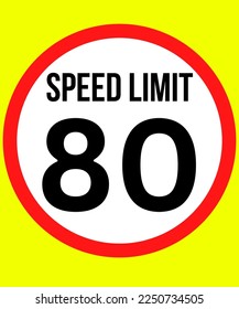 Road signs collection. Traffic control sign. Speed limit. Vector illustration. Road signs are an essential part of keeping us safe on the roads. They warn us of danger, inform us of speed limits