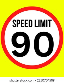Road signs collection. Traffic control sign. Speed limit. Vector illustration. Road signs are an essential part of keeping us safe on the roads. They warn us of danger, inform us of speed limits