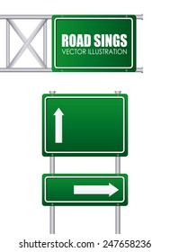 road signs design, vector illustration eps10 graphic