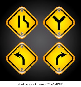 road signs design, vector illustration eps10 graphic