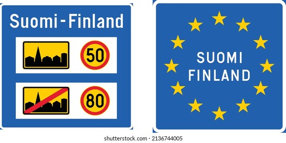 Road signs in Finland Other Signs