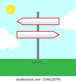 Road signs, great design for any purposes. Location icon. Vector illustration. stock image.