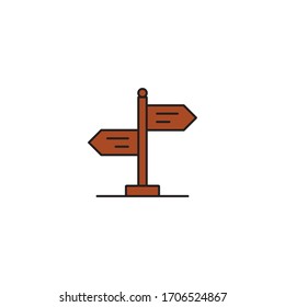 Vektorillustration für Straßenschilder