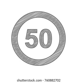 Road signs illustration. Vector. Shaded gray icon on white background. Isolated.