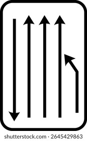 Road Signs Mandatory Series indicating with line art icon, Regulatory, warning, restricted area symbols and guide character signs vector, for graphic and web design. traffic road signs and warning