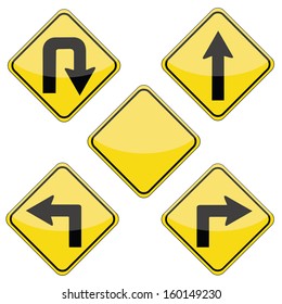 road signs pack in vector format