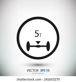 Road signs set icon