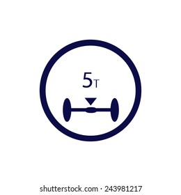Road signs set icon