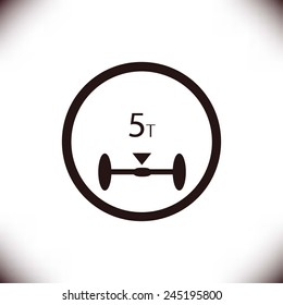 Road signs set icon