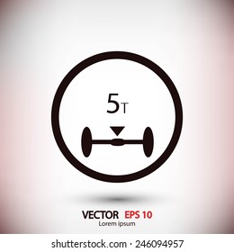 Road signs set icon