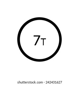 Road signs set vector icon