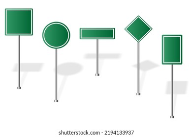 Road Signs Traffic Signs On White Stock Vector (Royalty Free ...