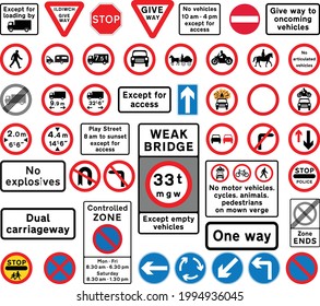 Road signs in the United Kingdom, Regulatory signs