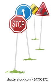 Road signs (vector)