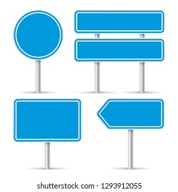 Road signs. Vector illustration
