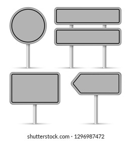 Road signs. Vector illustration