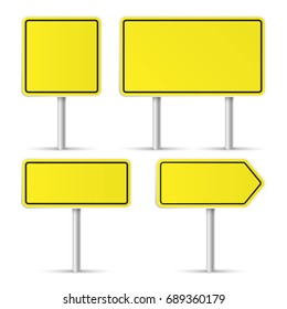 Road signs. Vector illustration