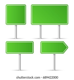 Road signs. Vector illustration