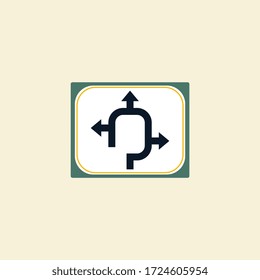 Vector de señales de tráfico 
Ilustración eps 10
