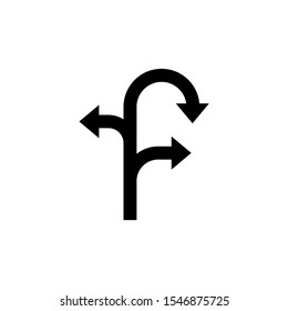 road signs vector logo illustration