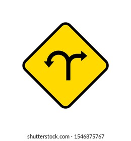 road signs vector logo illustration