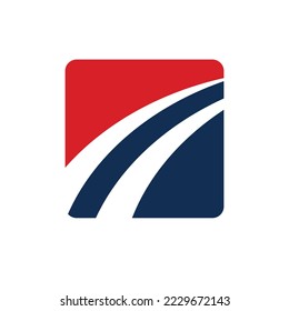 ROAD SILHOUETTE ILLUSTRATION ICON LOGO DESIGN VECTOR
