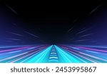 Road speed motion light effect background