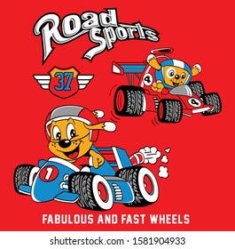 road sports kids t shirts graphic t shirts designs. road race champion