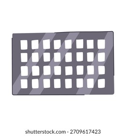 Road storm drain grate showing essential urban infrastructure for efficient rainwater drainage, safety and maintenance in streets, highlighting metal grid cover and sewer access