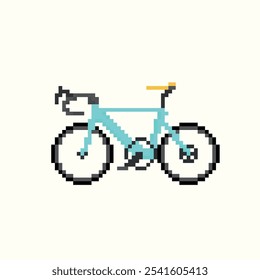 ROAD STREET BIKE PIXEL ART