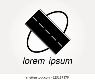 road street logo template