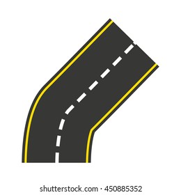 road style isolated icon design, vector illustration  graphic 
