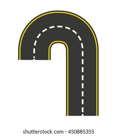 road style isolated icon design, vector illustration  graphic 