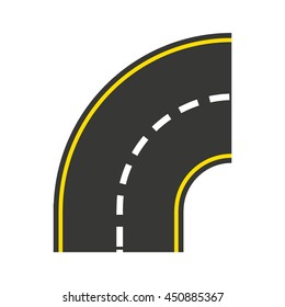 road style isolated icon design, vector illustration  graphic 