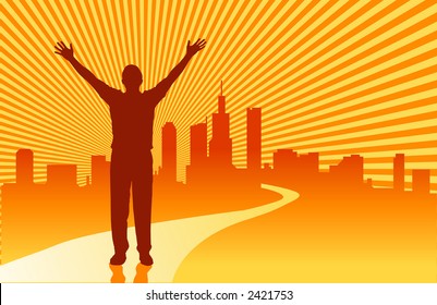 The road to success - VECTOR