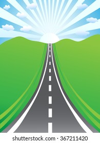 road to sunny day