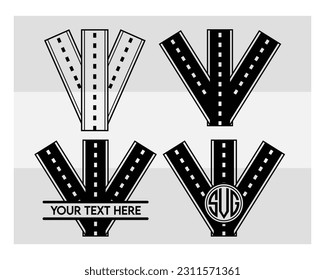 Road SVG Bundle, Highway, Bending Svg, Circut Cut Files Silhouette, Curved Road Svg, Asphalt Road Svg, Road Silhouette,  Clipart, Vcetor, Outline, Eps, Cut file