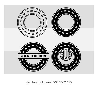 Road SVG Bundle, Highway, Bending Svg, Circut Cut Files Silhouette, Curved Road Svg, Asphalt Road Svg, Road Silhouette,  Clipart, Vcetor, Outline, Eps, Cut file