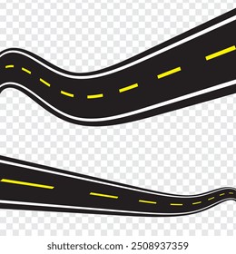 Símbolo de la carretera, icono. Camino recto en perspectiva. Tráfico, transporte, icono de concepto de conducción. Icono De Carretera, Icono De Carretera De Vector Eps10.