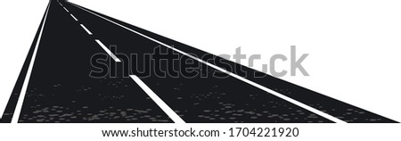 The road that goes into the distance