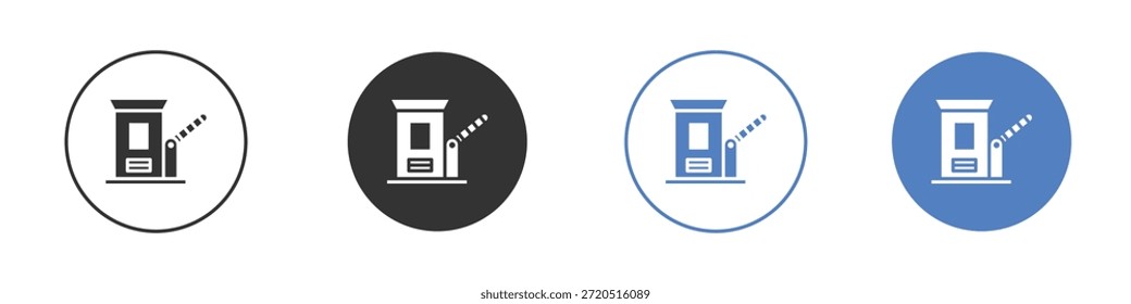 Mautgebührensymbol, Vektorgrafik-Illustrationskollektion
