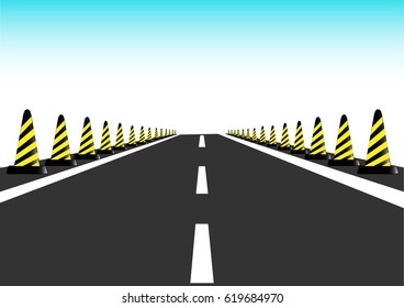 Road - Traffic cone