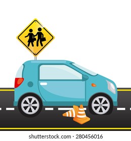 road traffic design, vector illustration eps10 graphic 