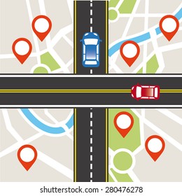 road traffic design, vector illustration eps10 graphic 